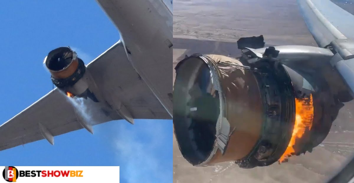 watch sad video as passengers in a plane cry and pray after the plane's engine failed (video)