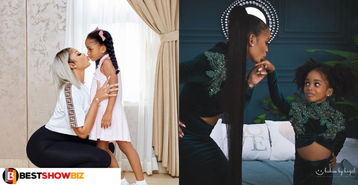 Serwaa Amihere trills social media with beautiful pictures of her daughter
