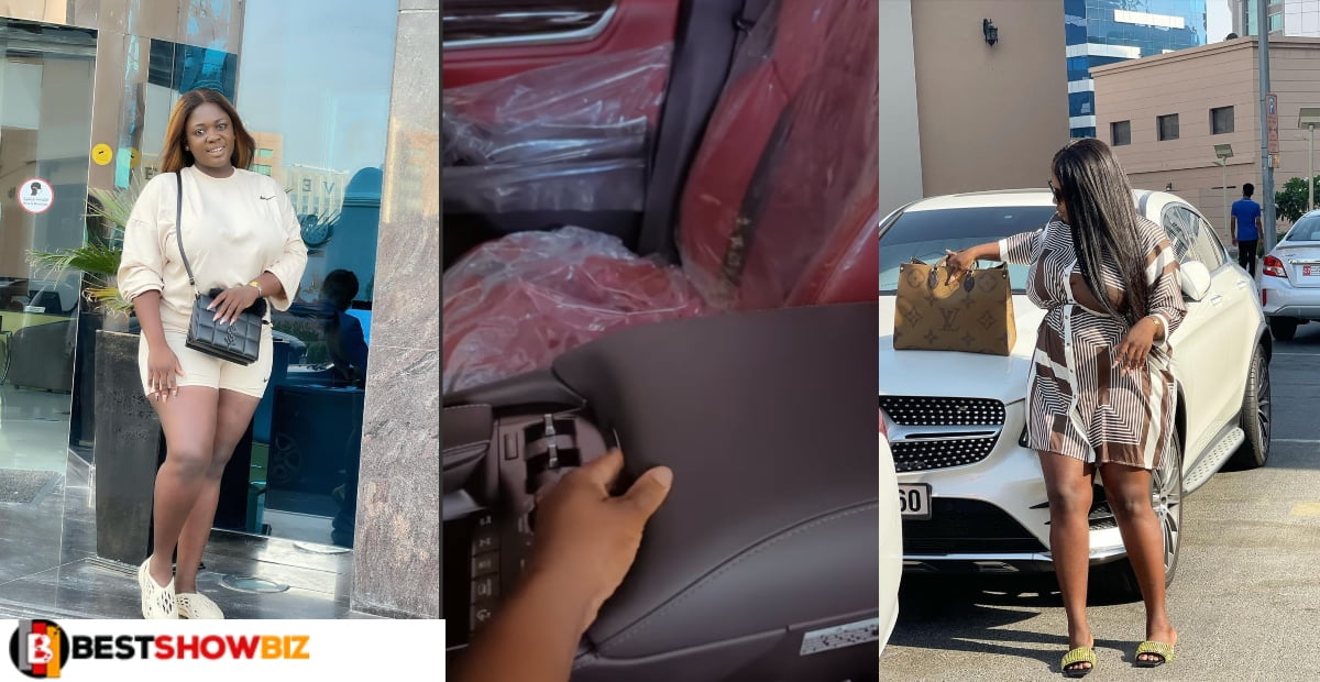 Actress Tracey Boakye adds another tear Rubber expensive car to her collections (video)