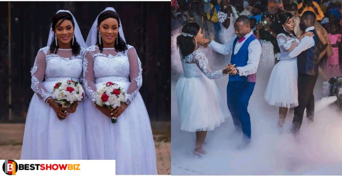 Photos: Meet the beautiful twins who got married on the same day and gave birth the same day