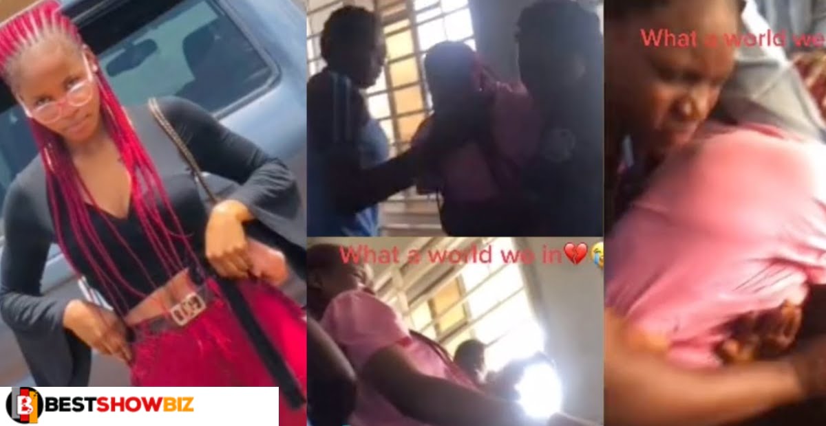 Sad Video: Beautiful University girl goes m@d during lectures (video)