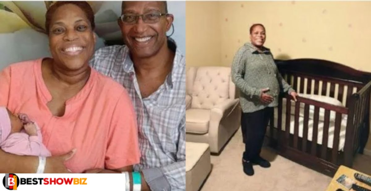 Photos: 50-years-old woman gives birth to first child after many years of infertility
