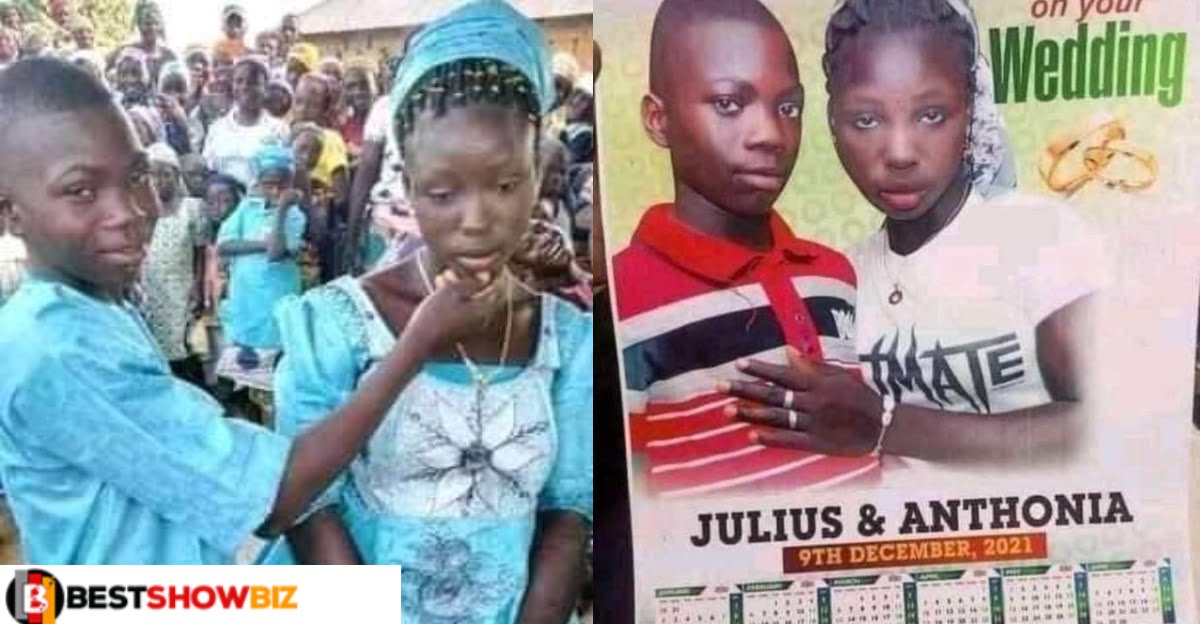 Netizens call for the arrest of parents after 11-year old boy and his girlfriend announce their wedding on social media.