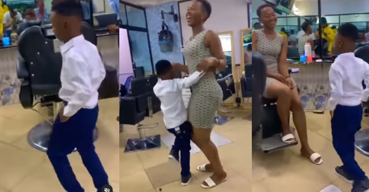 Video of class one boy grinding a beautiful and hot lady stirs the internet