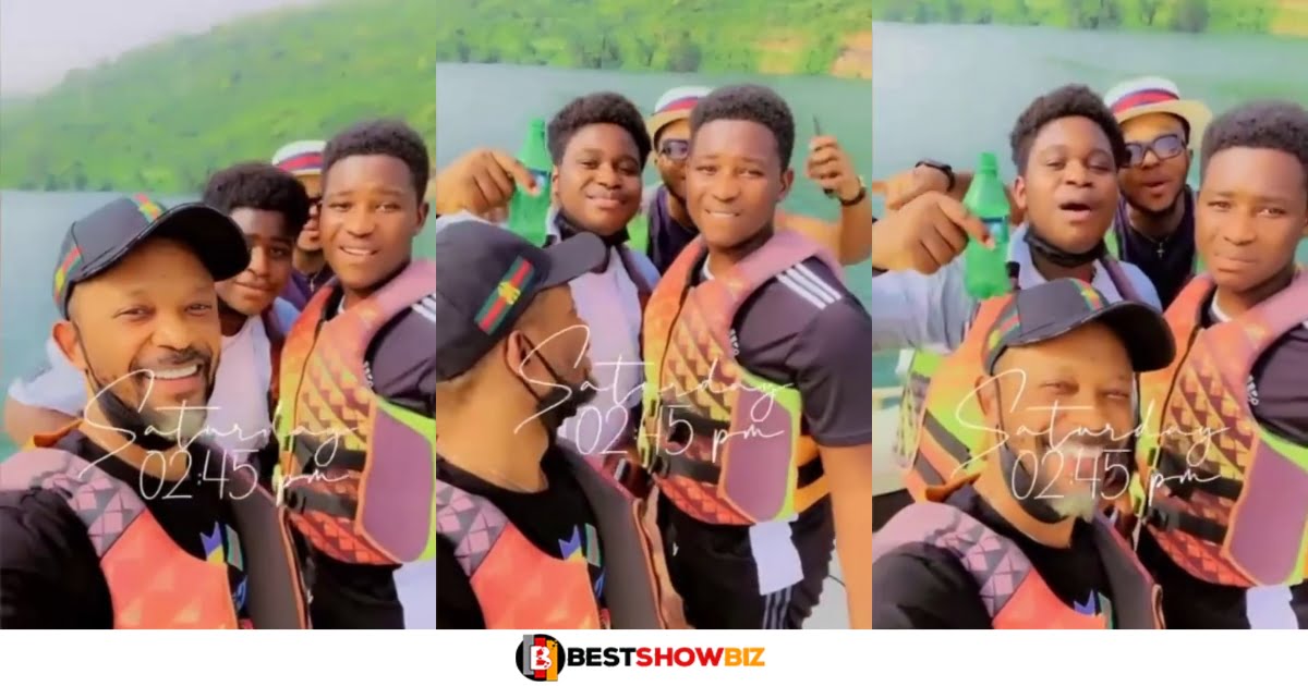 Father Dickson Shows The Faces Of His Handsome Sons For The First Time (Video)