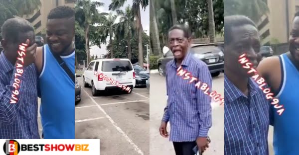 father cries as his son surprises him with a brand new car (Video)