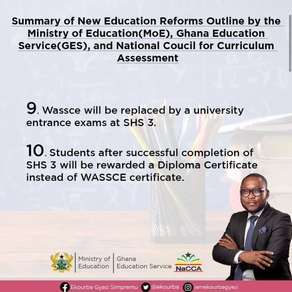 GES to cancel BECE and WASSCE due to the new educational reform