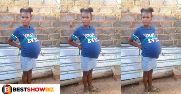 Photos of a 10-year-old girl heavily pregnant causes stir online