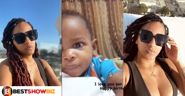 Juliet Ibrahim shares amazing pictures to mark the birthday of her son