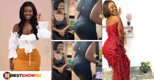 See hot and beautiful pictures of the Kenkey seller who went viral yesterday because of her huge backside