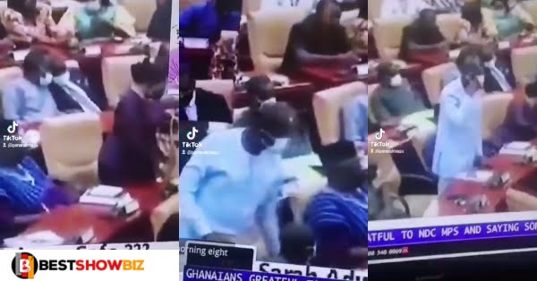 New video clearly shows how Kennedy Agyapong helped fake Adwoa Sarfo run out of Parliament