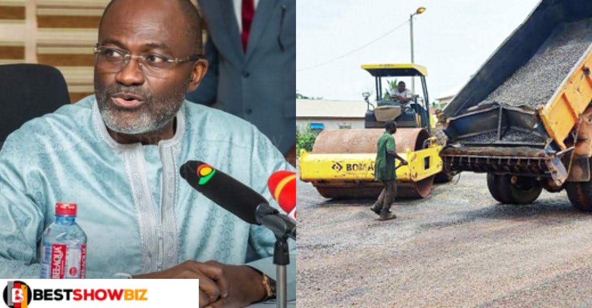 Kennedy Agyapong constructs road from his house to Tema Harbor with his own money (Video)