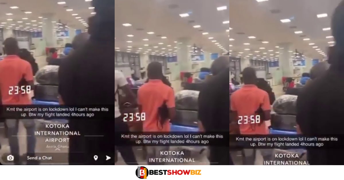 Travelers are being held at Kotoka International Airport following a bomb threat. (video)