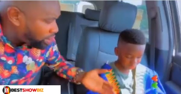 "Becoming first in class does not mean you will be successful"- Kwame Obodie advises his crying son