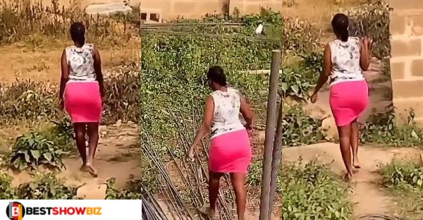 Lady recorded going to chop love with her boyfriend in an uncompleted building (video).