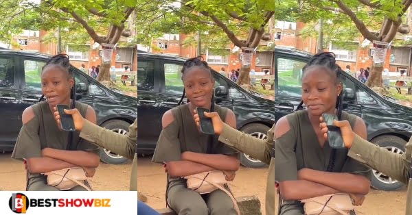"My boyfriend made me clean his room not knowing he was expecting another girl"- Lady (video)
