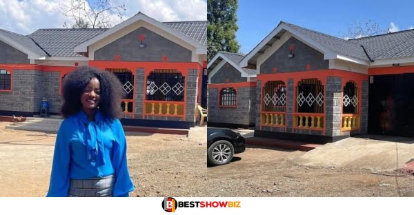 Lady builds 3 Bedroom House for Mum For Taking Care Of Her During Difficult Times