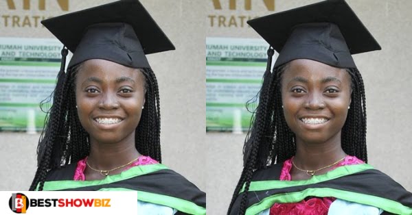 Meet 17 years old Ruth Ama Gyan-Darkwa, the youngest KNUST graduate ever.