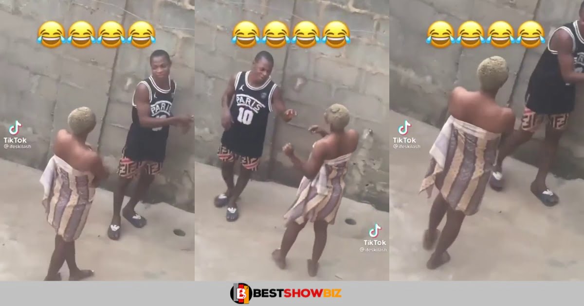 Lady uses tricks and antics to lure a virgin boy into her room to sleep with him (video)