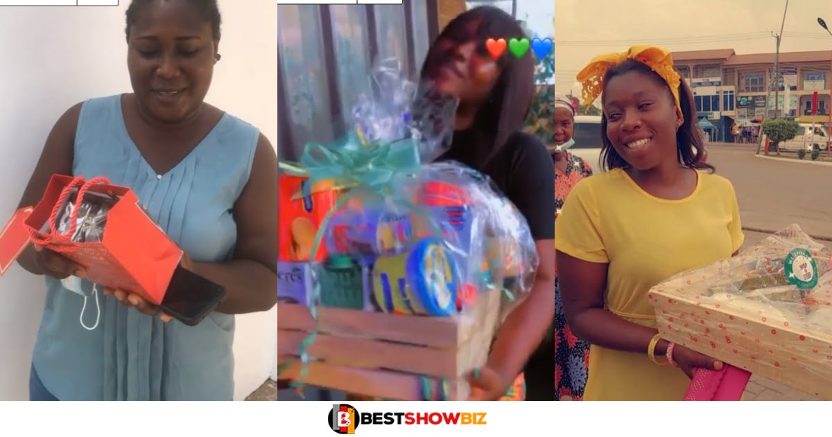 Tracey Boakye gives 100 random people Christmas hampers through her foundation (videos)