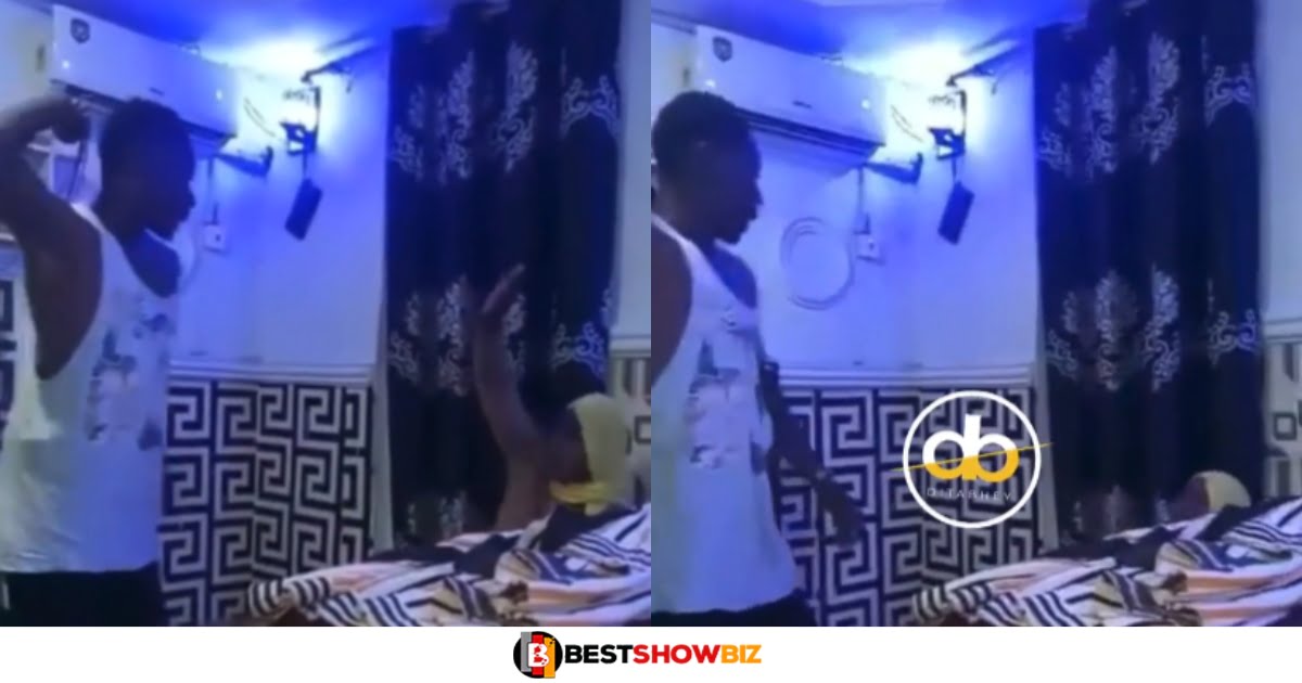 Muslim girl receives bḝatings from her elder brother for showing her brḝast On Tik Tok (video)