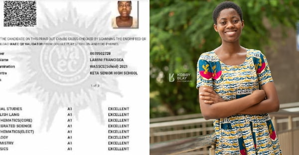 Congratulations: Francisca Lamini Gets Straight 8As In WASSCE