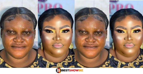 This is real scam: See Before And After Makeup Photo Of A Lady