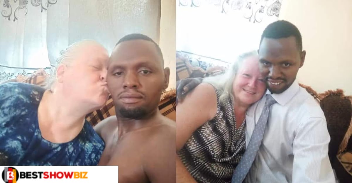 "I have met my true love"-Young Man Marries 70-Year-Old White Woman He Met on Facebook.