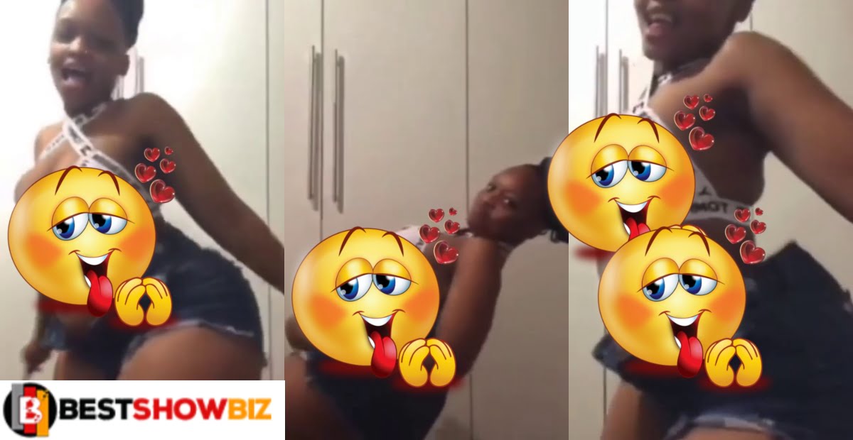 Slay Queen with a lot of assets shows off her wild dance moves in a new video.