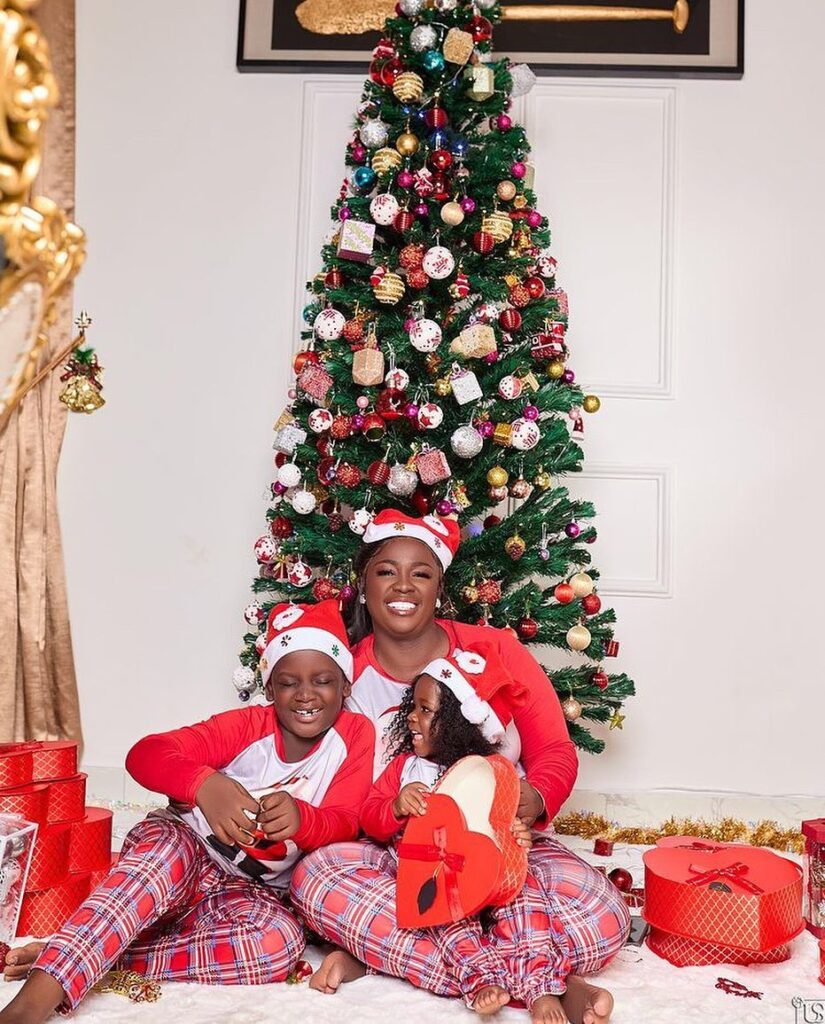 See beautiful pictures of the photos your favourite celebrities posted to celebrate Christmas.