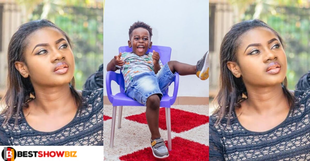 "I don't have a son, as reports claim." -Martha Ankomah