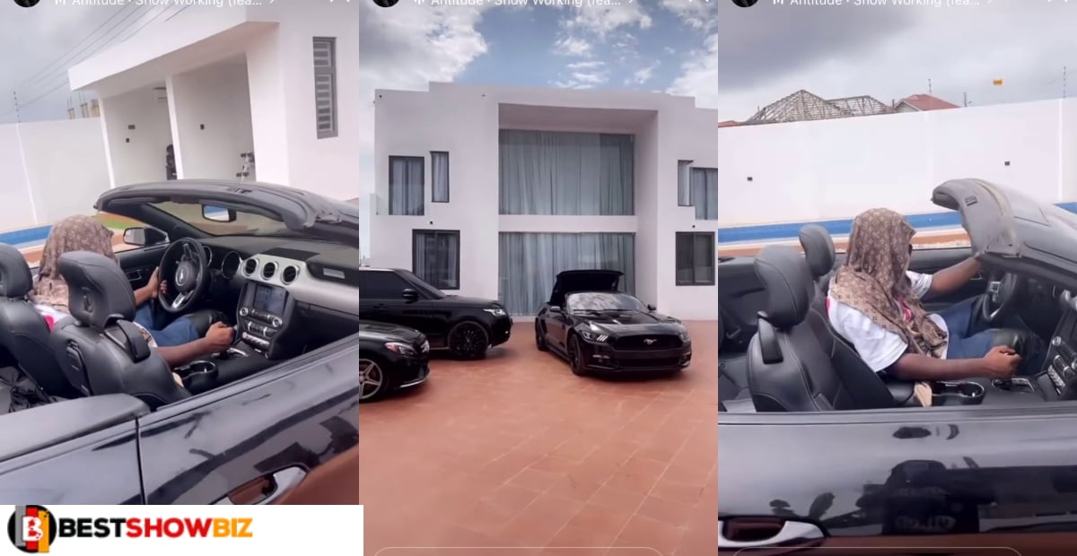 Video: Medikal proves to be richer than Sark as he displays his latest brand new car