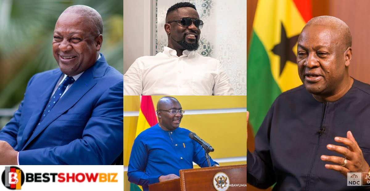 Sarkodie and Bawumia Blasted On social media for saying this about Mahama when he was president