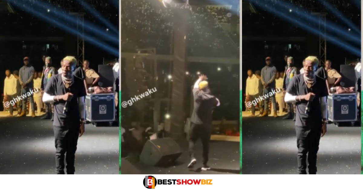 Shatta Wale gives Nigerian Artists The Middle Finger After Pulling Massive Crowds At Accra Sports Stadium (Video)
