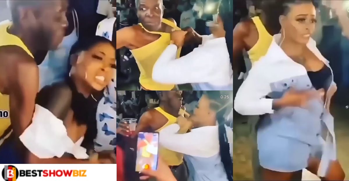 See what these two slay queens did to somebody's grandfather (video)