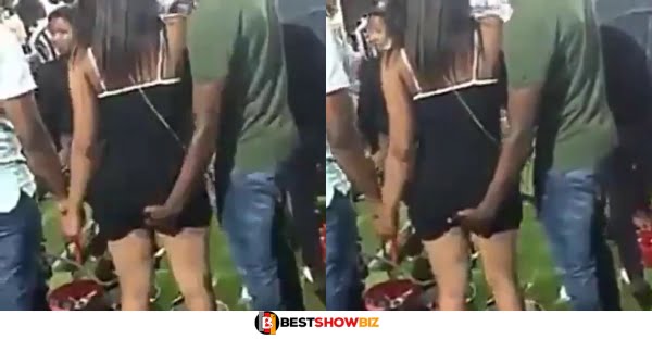 Fear close friends: Man Spotted Secretly f!ngering his Bestfriend’s Girlfriend In His Presence (Video)