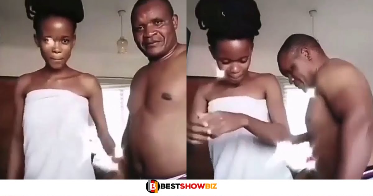 This is sad: Sugar Daddy spotted dancing with a small girl he just chopped (video)