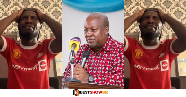 “I have now learnt my lesson, Please forgive me for insulting you” – Teacher Kwadwo begs John Mahama for forgiveness.