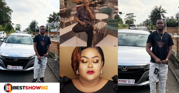 Vivian Jill's first son displays his car and cutness in photos
