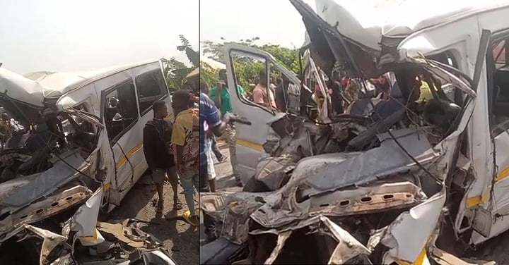 Sefwi Horrific Accident: My Wife And Four Children Were In The Bus: Man Cries out In Hospital