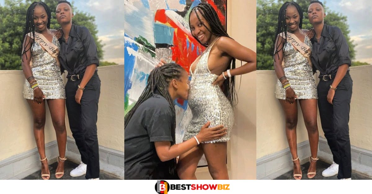 "I love you"- Lesb!an husband tells her wife after finding out she is pregnant