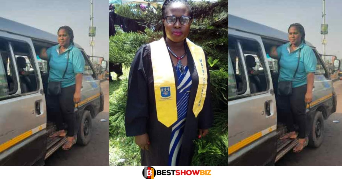 Meet Akorfa, the beautiful university student and a single mother working as a “trotro mate”