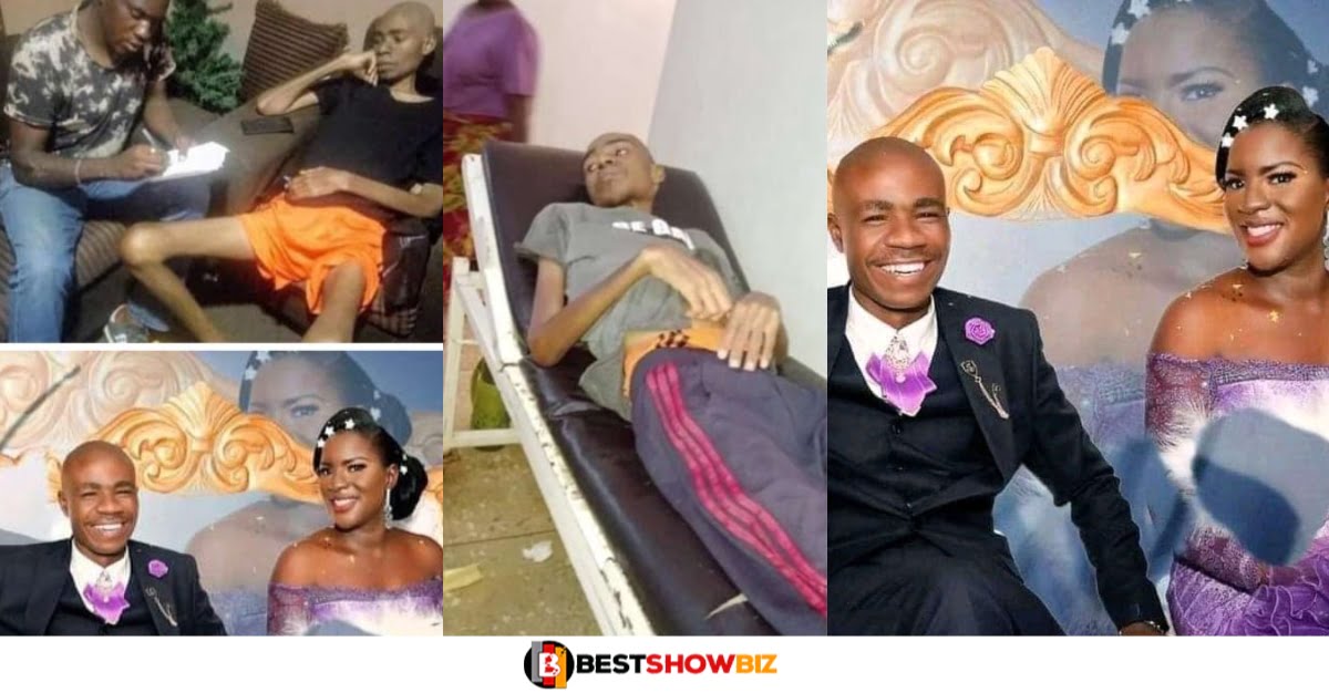 Photos: Man Who Survived Colon Cancer Marries The Woman Who Stood By Him