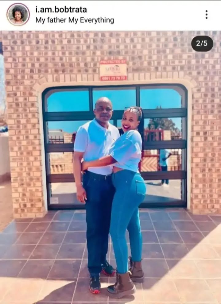 are they dating? Pretty Lady spotted kissing her dad on the lips after saying he is her everything (photos)