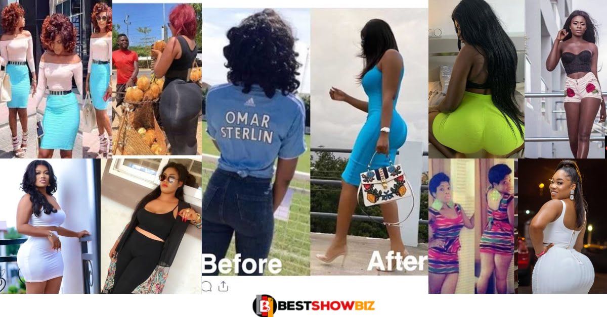 See Before And After Photos of Popular Female Celebrities Who Have Done Bṹtt Surgery