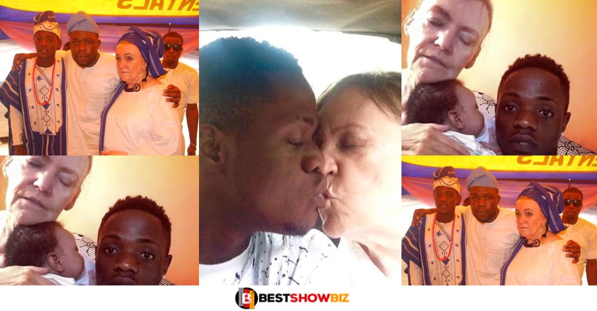 This boy married a white old woman years ago. Take a look at their cute pictures with their child now