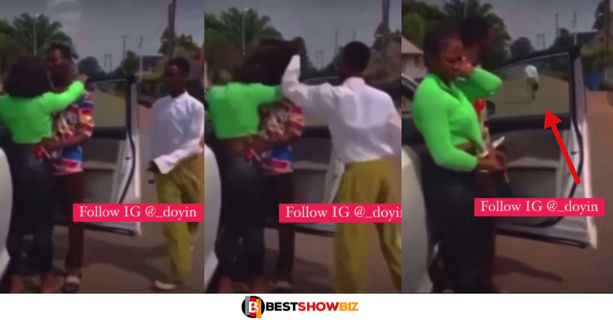 VIDEO: Man Collects Wig and Embarrasses Ex-Girlfriend in Public After Seeing Her With Another Guy