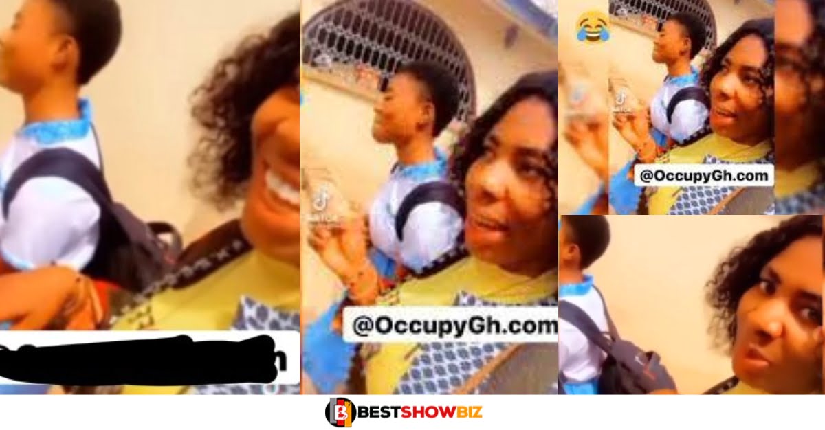 VIDEO: The Area Boys Have Ch0pped You Too Much, I’m Taking You To School – Woman Tells Daughter