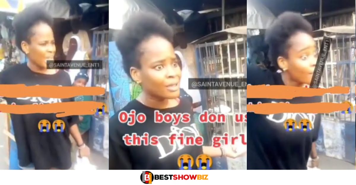 Video: Beautiful young lady goes m@d after boyfriend used her for juju