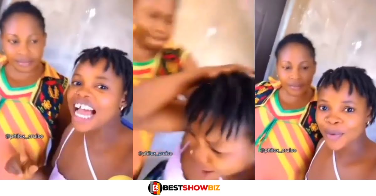 Video: Mother Gives Heavy Knock On Daughter’s Head For Claiming She Steals People's Husband